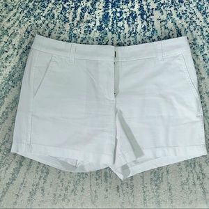 J Crew 5" Shorts White Sz 8
